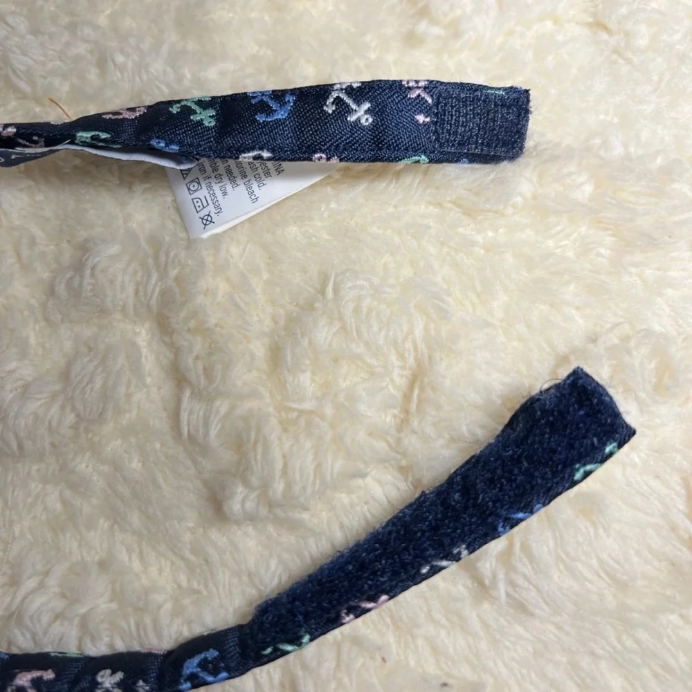 Janie and Jack Blue and Pink Nautical Bow Tie Headband